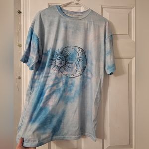 Blue and white T-shirt
